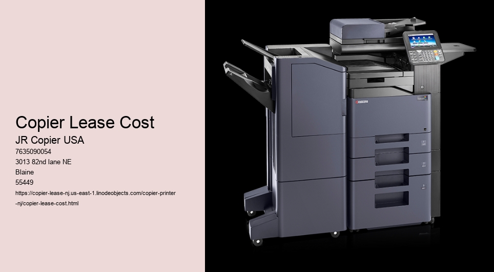 Copier Lease Cost