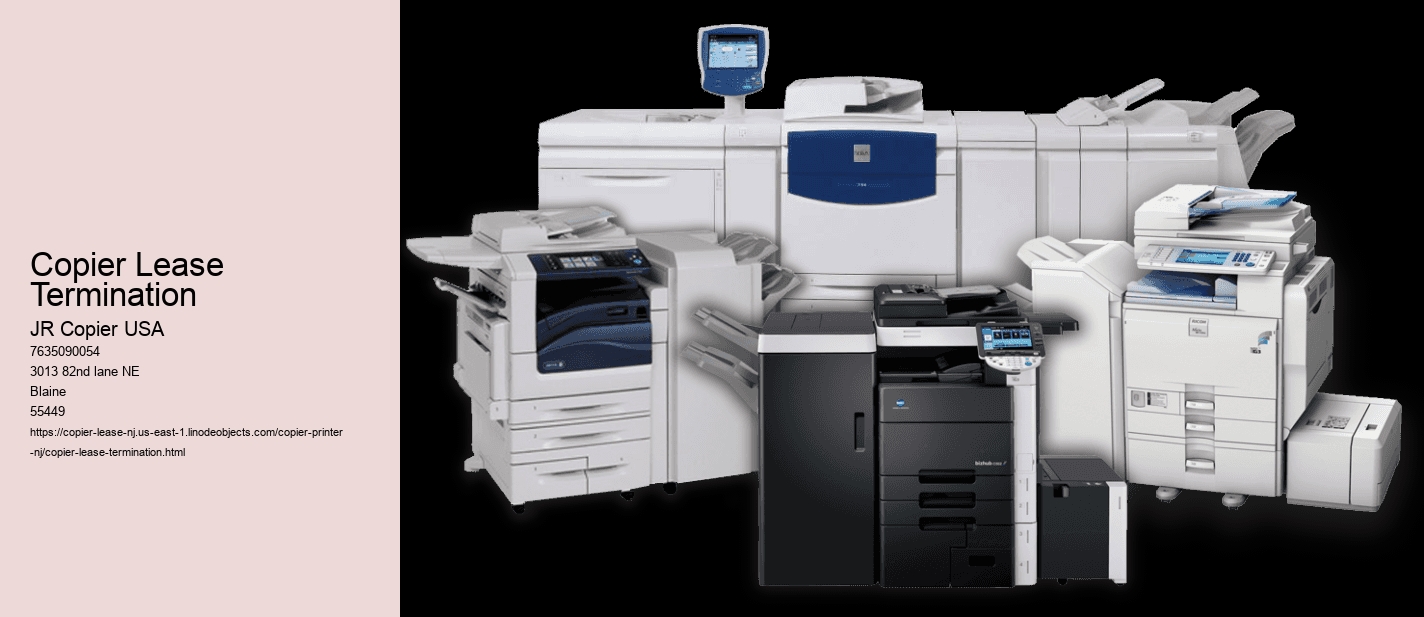 Copier Lease Termination